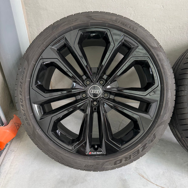 21 inch Origineel Audi Q5 SQ5 velgen met zomerbanden A merk