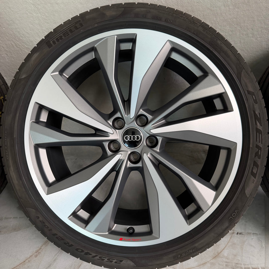 21 inch Originele Audi Q5 SQ5 velgen FY zomerwielen 80A601025BS titan mat glanzend gedraaid