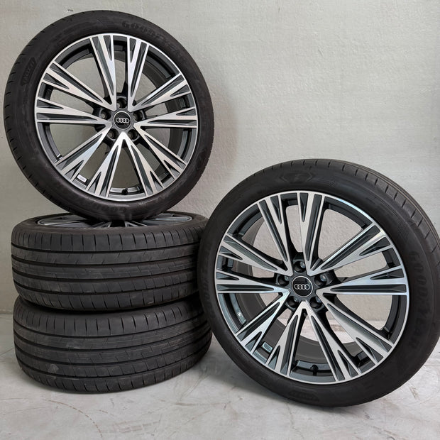 20 INCH ORIGINELE AUDI A6 S6 VELGEN MET ZOMERBANDEN
