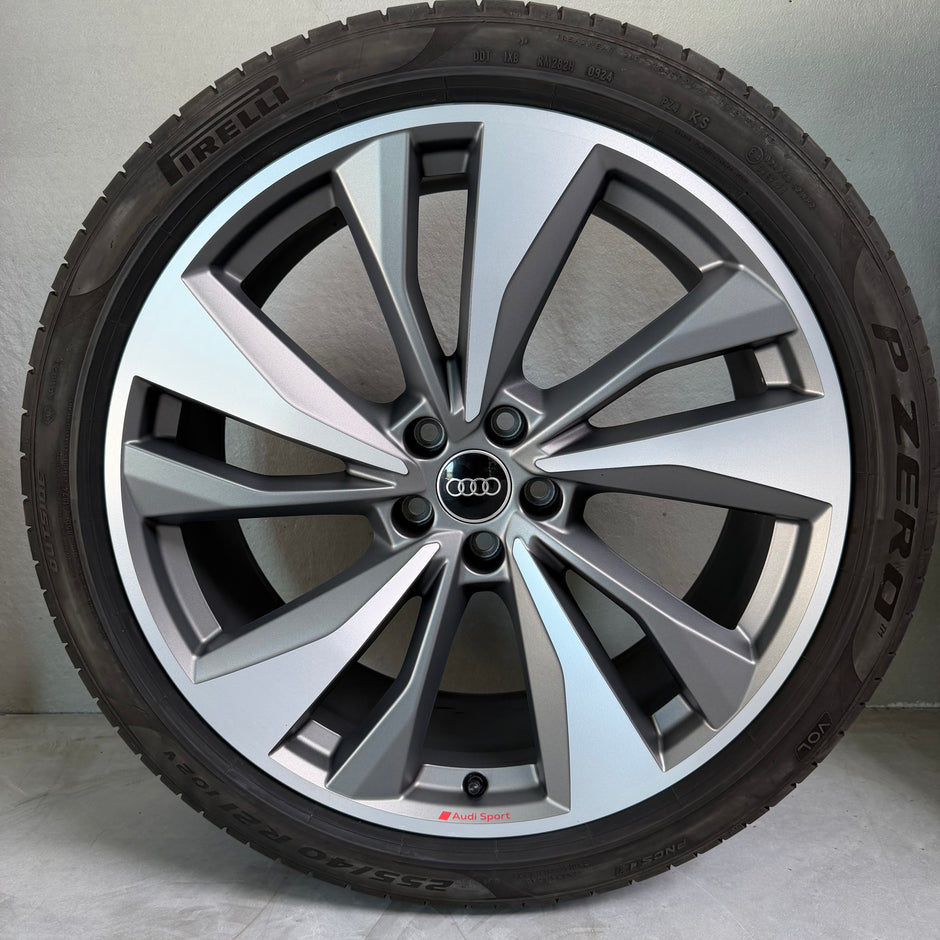 21 inch Originele Audi Q5 SQ5 velgen FY zomerwielen 80A601025BS titan mat glanzend gedraaid